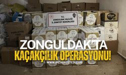 Zonguldak'ta Kaçakçılık Operasyonu! Tonlarca Ürün Ele Geçirildi!
