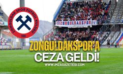 Zonguldakspor’a Ceza Geldi
