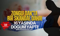 Zonguldak'ta bir skandal daha! 16 yaşında doğum yaptı!