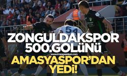 Zonguldakspor 500.golünü Amasyaspor'dan yedi
