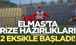 Zonguldakspor'da Çayelispor hazırlıkları 2 eksikle başladı