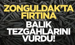 Zonguldak’ta Fırtına Balık Tezgahlarını Vurdu