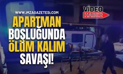 Yaşlı Adamın Çaresizliği! Apartman Boşluğunda Ölüm Kalım Savaşı!