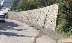 Bağlık Mahallesi'nde İstinat Duvarı Tamamlandı...