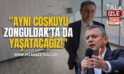 Başkan Tahsin Erdem'den Özgür Özel Çağrısı: "Aynı Coşkuyu Zonguldak'ta Da Yaşatacağız!"