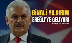 Binali Yıldırım Zonguldak Eregli'ye Geliyor!