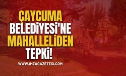 Çaycuma Belediyesi'ne Mahalleliden Tepki! Kaderine Terk Edildi