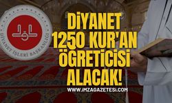 Diyanet 1250 Kur'an Öğreticisi Alacak!