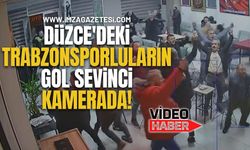 Düzce'deki Trabzonsporluların Gol Sevinci Kamerada!
