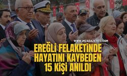 Ereğli Felaketinde Hayatını Kaybeden 15 Kişi 2. Yılında Anıldı