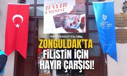 Zonguldak’ta Filistin İçin “Hayır Çarşısı” Açıldı...