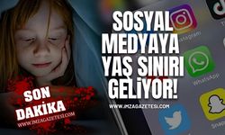 Sosyal Medyaya Yaş Sınırı Geliyor! Çocuklar Korunacak...
