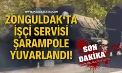 Zonguldak‘ta İşçi Servisi Şarampole Yuvarlandı!