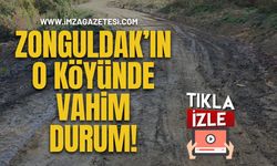 Zonguldak’ın O Köyünde Vahim Durum!