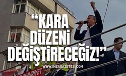 Özel'den Zonguldak'ta Sert Mesaj."Kara Düzeni Değiştirecegiz"