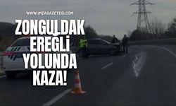 Zonguldak-Ereğli Yolunda Korkutan Kaza!