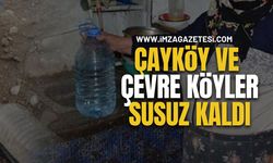 Çayköy ve Çevre Köyler Susuz Kaldı!