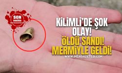 Kilimli'de şok olay! Öldü sandı, mermiyle geri geldi!