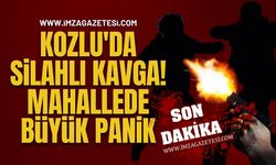 Kozlu'da Silahlı Kavga! Mahallede Büyük Panik!
