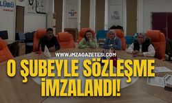 O Şubeyle Sözleşme İmzalandı!