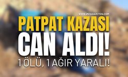 Patpat Kazası Can Aldı! 1 Ölü, 1 Ağır Yaralı!