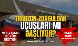 Trabzon Medyasından Zonguldak-Trabzon uçak seferlerine destek!