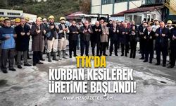 TTK’da Kurban Kesilerek Üretime Başlandı!