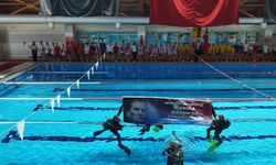 Zonguldak’ta Su Altı Şöleni! Yüzme Yarışları’ndan Atatürk’e Saygı Dalgıcı