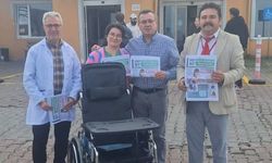 Anadolu Engelsiz Yaşam Gazetesi'nden Hastaneye Tekerlekli Sandalye Hediyesi...