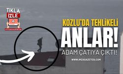 Zonguldak'ın Kozlu İlçesinde Tehlikeli Anlar!