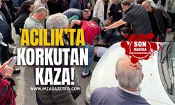 Zonguldak’ta Acılık Caddesi’nde Korkutan Kaza! Motosiklet Sürücüsü Yaralandı!