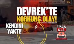 Zonguldak Devrek'te Korkunç Olay: Kendini Yaktı!
