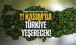 11 Kasım’da Türkiye Yeşerecek... Fidanlar Toprakla Buluşuyor!