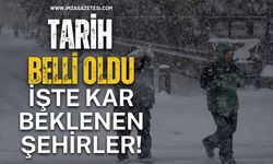 Tarih Belli Oldu, İşte Kar Beklenen Şehirler!