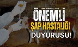 Önemli Şap Hastalığı Duyurusu!
