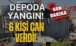 Depoda Yangın! 6 Kişi Can Verdi!