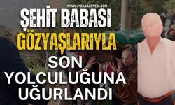 Şehit Babası Gözyaşlarıyla Son Yolculuğuna Uğurlandı...