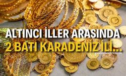 Altıncı iller arasında 2 Batı Karadeniz ili...