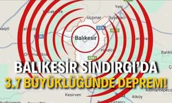 Balıkesir Sındırgı’da 3.7 Büyüklüğünde Deprem
