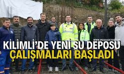 Kilimli’de Yeni Su Deposu Çalışmaları Başladı