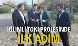 Kilimli TOKİ Projesinde ilk Adım: Avcı sahada inceleme yaptı