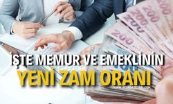 Son Rakamlar: İşte Memur ve Emeklinin Yeni Zam Oranı