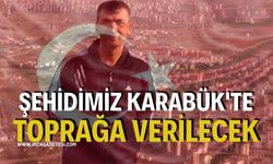 Şehidimiz Karabük'te toprağa verilecek