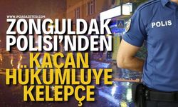 Zonguldak Polisi'nden Kaçan Hükümlüye Kelepçe