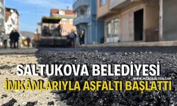 Saltukova Belediyesi İmkânlarıyla Asfaltı Başlattı