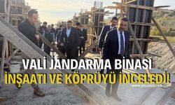 Vali Jandarma Binası İnşaatı ve Köprüyü İnceledi!