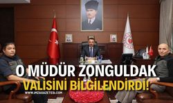 O Müdür Zonguldak Valisini Bilgilendirdi!