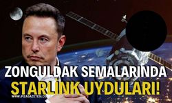 Zonguldak Semalarında Starlink Uyduları!