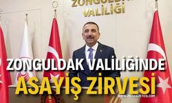 Zonguldak Valiliğinde Asayiş Zirvesi