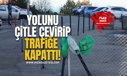 Zonguldak’ta Kamulaştırma Krizi! Yolunu Çitle Çevirip Trafiğe Kapattı!